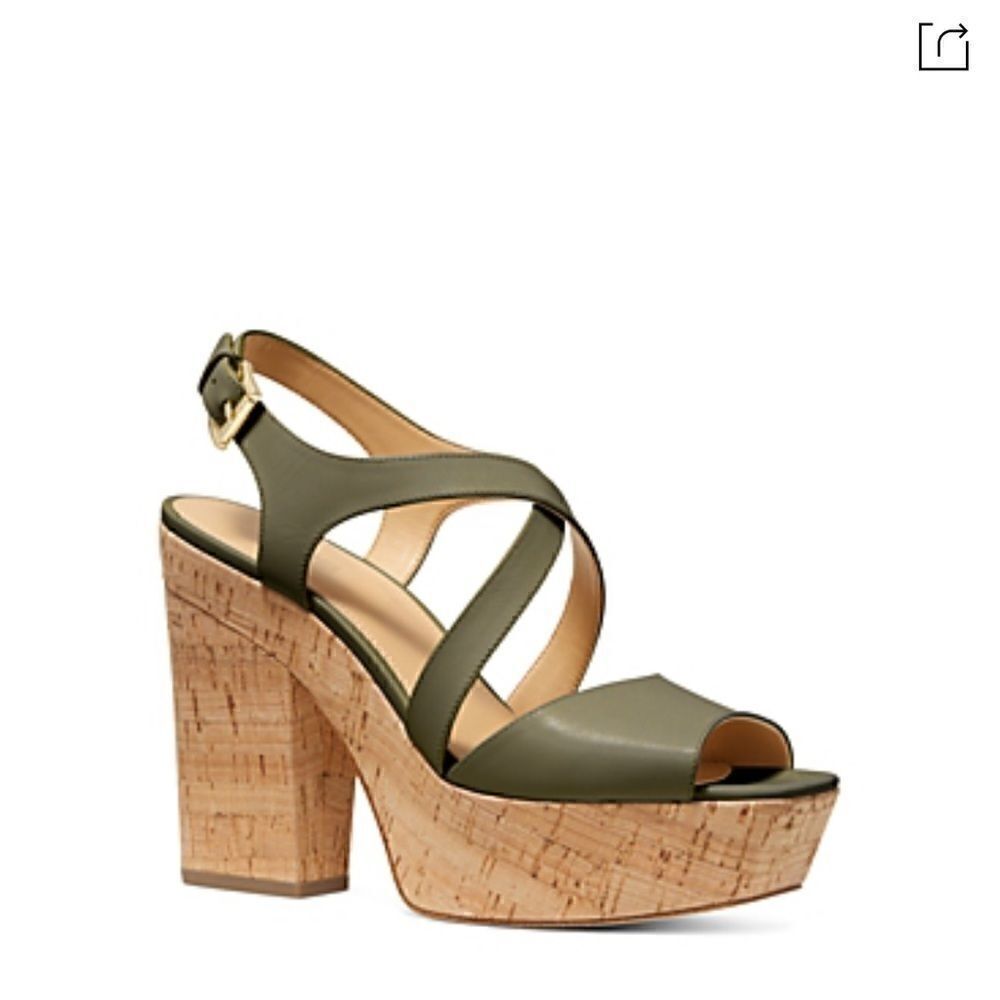 Michael KORS Abbott Platform Slingback Sandal - Picture 2 of 8